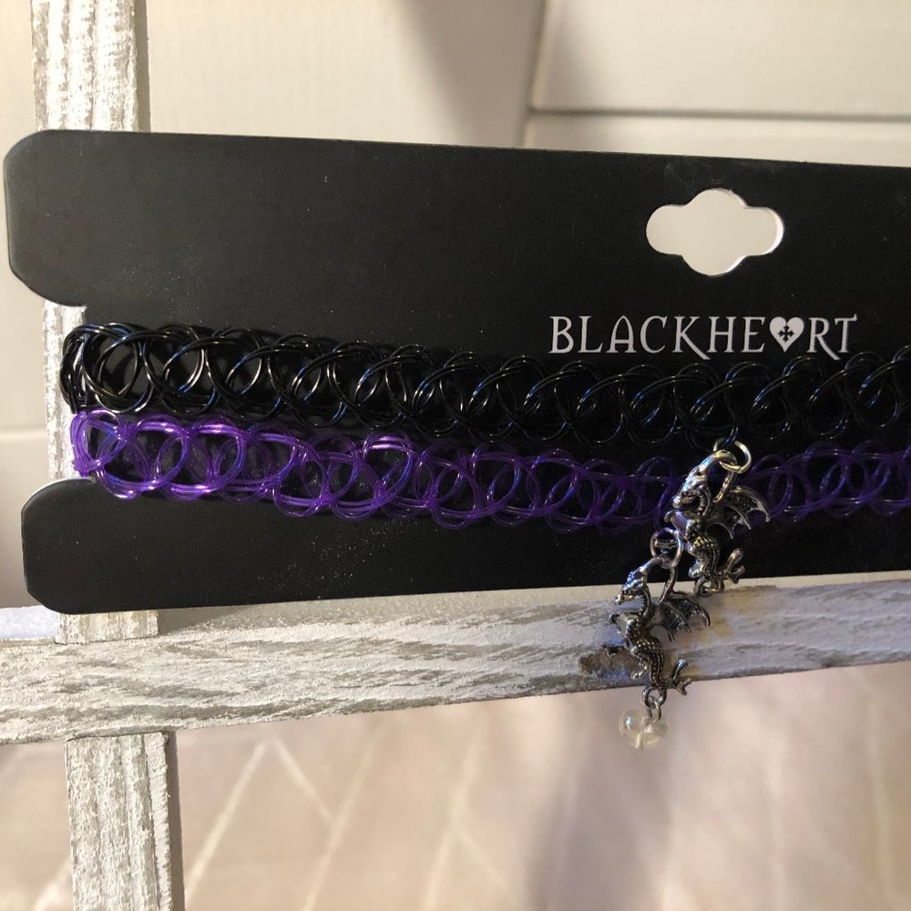 🏄3 for $15🏄 BRAND NEW Dragon Charm Choker Set - Picture 6 of 8